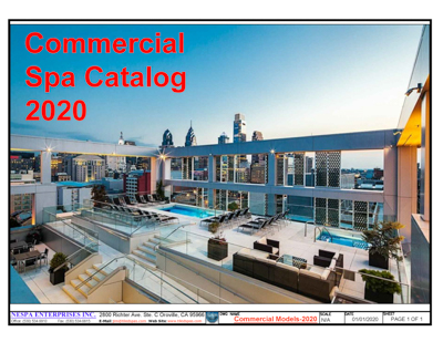 COMMERCIAL SPA CATALOG 2020